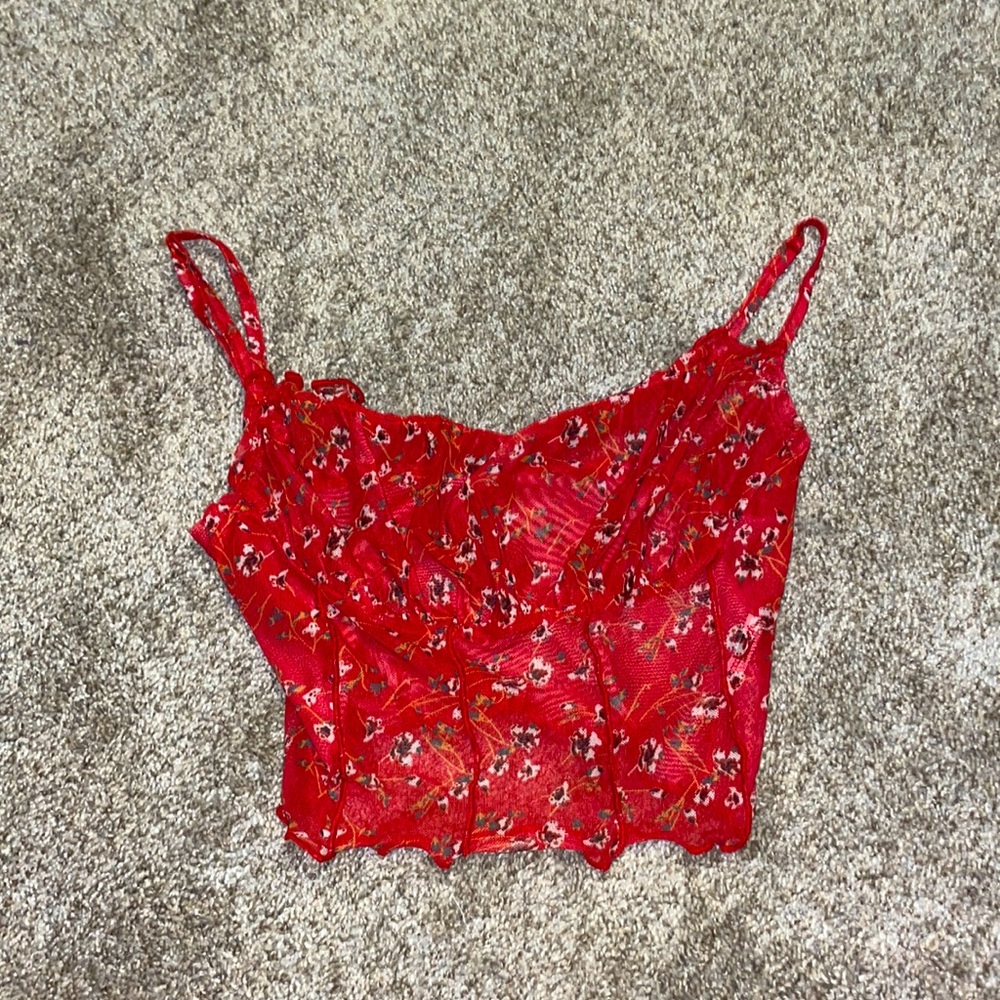 Shein corset tops crop top